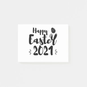 Prettig Pasen 2021 Grappige Quarantaine Pasendag 2 Post-it® Notes