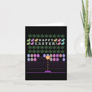 Prettig Pasen 2025 – Grappige Meme Bunny Gaming T- Kaart