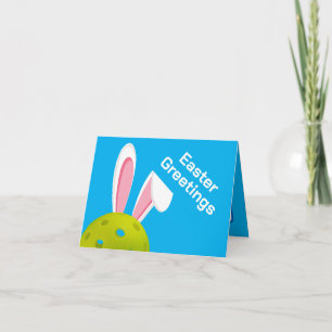 Prettig Pasen, aangepaste tekst + achtergrondkleur Kaart