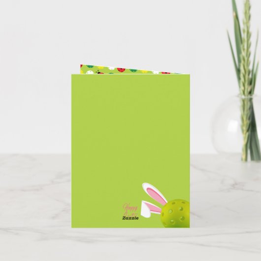 Prettig Pasen, aangepaste tekst Kaart (Achterkant)