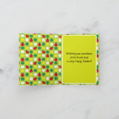 Prettig Pasen, aangepaste tekst  Kaart (Binnen)