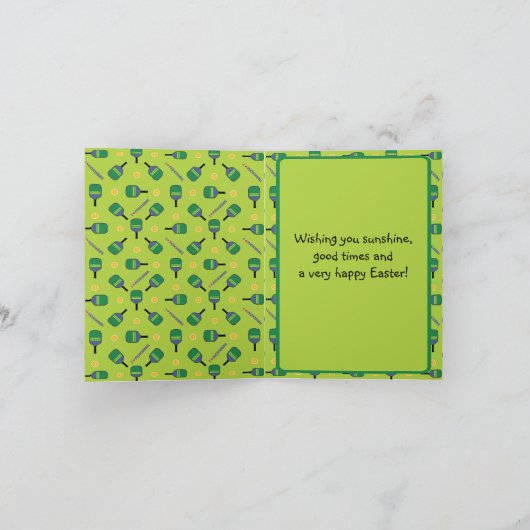 Prettig Pasen, aangepaste tekst kaart (Binnen)