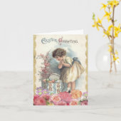 Prettig Pasen  afbeelding van Pasen kaart (Gele Bloem)