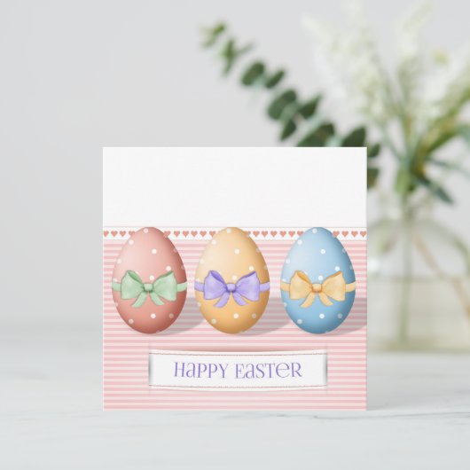 Prettig Pasen afbeelding van Pasen kaart (Staand voorkant)