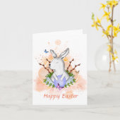 Prettig Pasen  afbeelding van Pasen kaart (Gele Bloem)