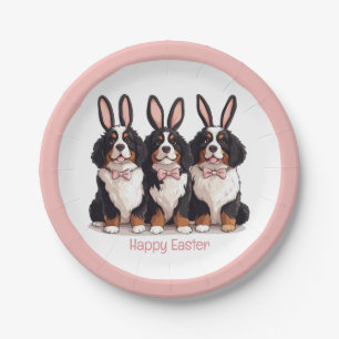 Prettig Pasen Berner Sennenhonden Papieren Bordje