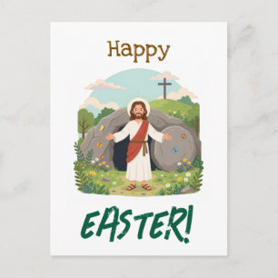 Prettig Pasen Beste Wensen Goede Vrijdag Briefkaart
