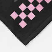 Prettig Pasen Broer Cute Zebra Konijnenoren Mand E Fleece Deken (Hoek)