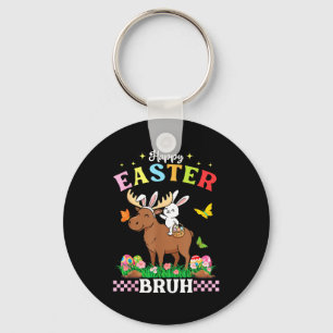 Prettig Pasen Broer Schattige Eland Konijn Oren Ma Sleutelhanger