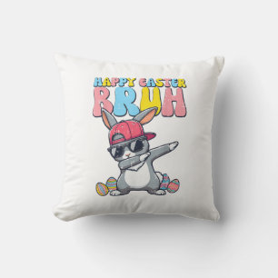 Prettig Pasen Bruh Konijn Dab Konijn Dans Jongens Kussen