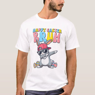 Prettig Pasen Bruh Konijn Dab Konijn Dans Jongens  T-shirt