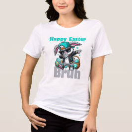 Prettig Pasen Bruh, Paashaas Dabbing  Tri-Blend Shirt