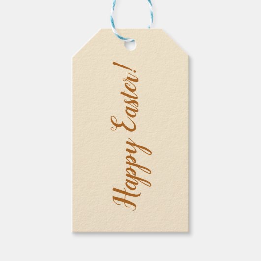 "Prettig Pasen" cadeaubijlage Cadeaulabel (Voorkant)