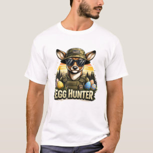 Prettig Pasen Camo Grappig Jagen Jongens Mannen Pa T-shirt