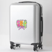 Prettig Pasen CNA Verpleegster Coquette Strik Koni Sticker (Koffer)