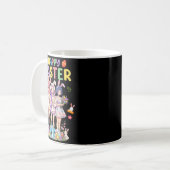 Prettig Pasen Cute Chibi Kpop Grappig Koffiemok (Voorkant links)