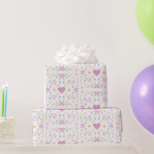 Prettig Pasen Cute Groet Cadeaupapier