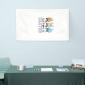 Prettig Pasen Dag Grappige Schoolbus Chauffeur Lev Spandoek (Beurs)