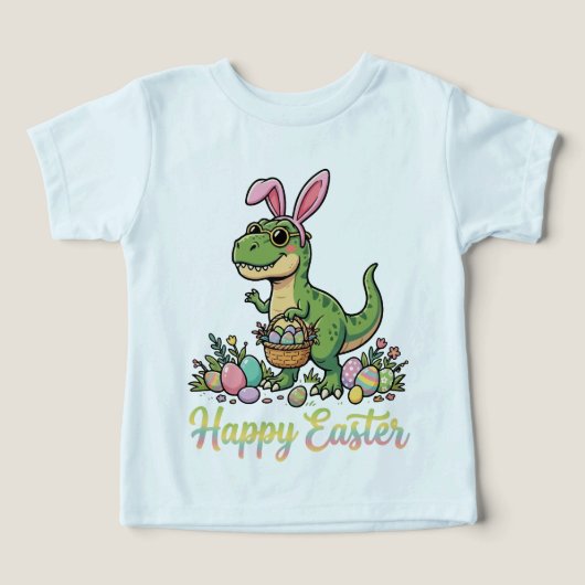 Prettig Pasen Dinosaur Kus Bunny Dino (Design voorkant)