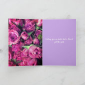 Prettig Pasen Dochter Roze Rozen Kaart (Binnen)