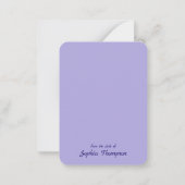 Prettig Pasen Ei & Paarse Gele Krokus Bloemen Notitiekaartje (Achterkant)