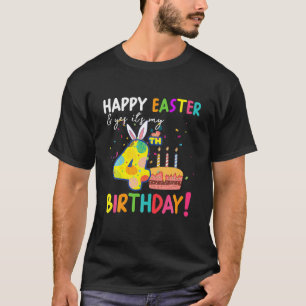 Prettig Pasen En Ja Het Is Mijn 4De Verjaardag Kin T-shirt