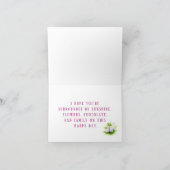 Prettig Pasen Familie Foto Vouw Kerstkaart Feestdagen Kaart (Binnen)