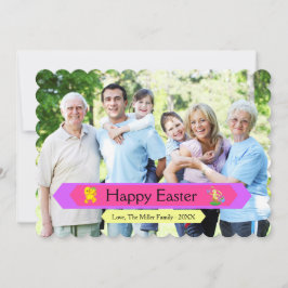 Prettig Pasen Familiekaart Feestdagenkaart