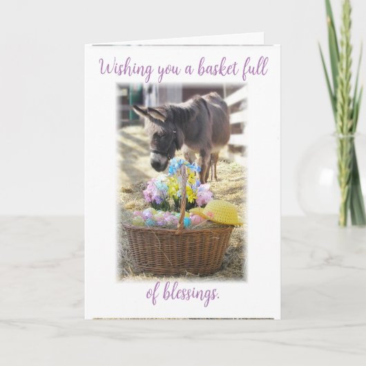 "Prettig Pasen" Feestdagen Kaart (Voorkant)