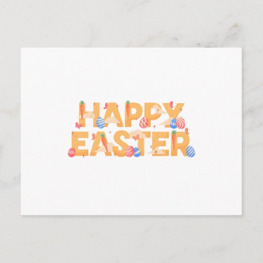 Prettig Pasen Feestdagenkaart (Voorkant)