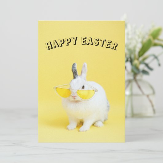 Prettig Pasen Feestdagenkaart (Staand voorkant)