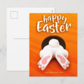 Prettig Pasen Feestdagenkaart (Voorkant / Achterkant)