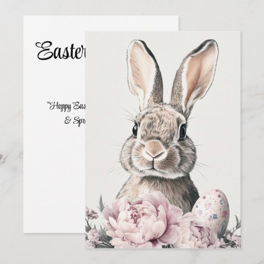  "Prettig Pasen! Feestdagenkaart (Voorkant / Achterkant)