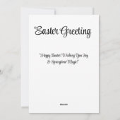  "Prettig Pasen! Feestdagenkaart (Achterkant)