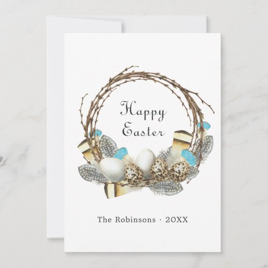 Prettig Pasen Feestdagenkaart (Voorkant)