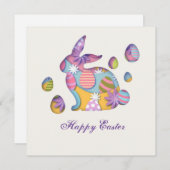 Prettig Pasen Feestdagenkaart (Voorkant / Achterkant)