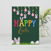 Prettig Pasen  Feestdagenkaart (Staand voorkant)