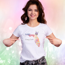 Prettig Pasen Florida State Pastel Eieren en Konij