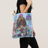 Prettig Pasen Fluffy & Veer Vrienden Tote Bag (Dichtbij)