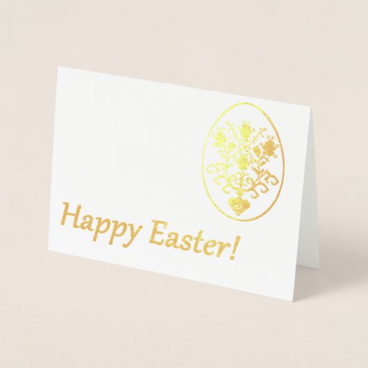Prettig Pasen! Folie Kaarten (Voorkant)