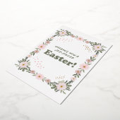 Prettig Pasen  Folie Uitnodiging (Gedraaid)