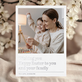 Prettig Pasen | Fotocadeau | Echt Folie Feestdagenkaart