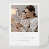 Prettig Pasen | Fotocadeau | Echt Folie Folie Feestdagenkaart (Voorkant)