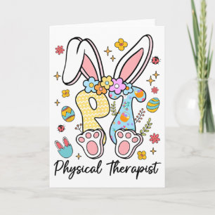 Prettig Pasen Fysiotherapie Pt Therapeut Konijn E Kaart