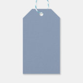 Prettig Pasen - Gestippelde konijnen Cadeaulabel (Achterkant)