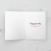 Prettig Pasen Gewenst Feestdagen Kaart (Binnen)