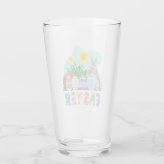 Prettig Pasen Glas (Achterkant)
