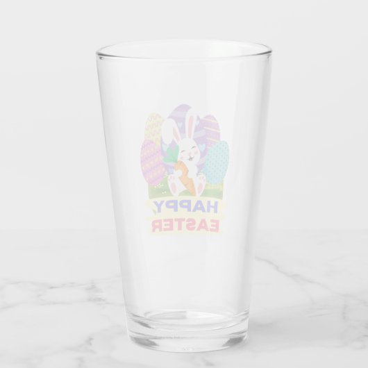 Prettig Pasen Glas (Achterkant)