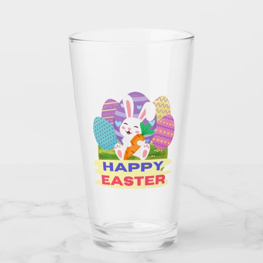Prettig Pasen Glas (Voorkant)