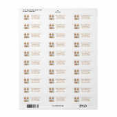 Prettig Pasen Goldendoodle Honden Etiket (Full Sheet)